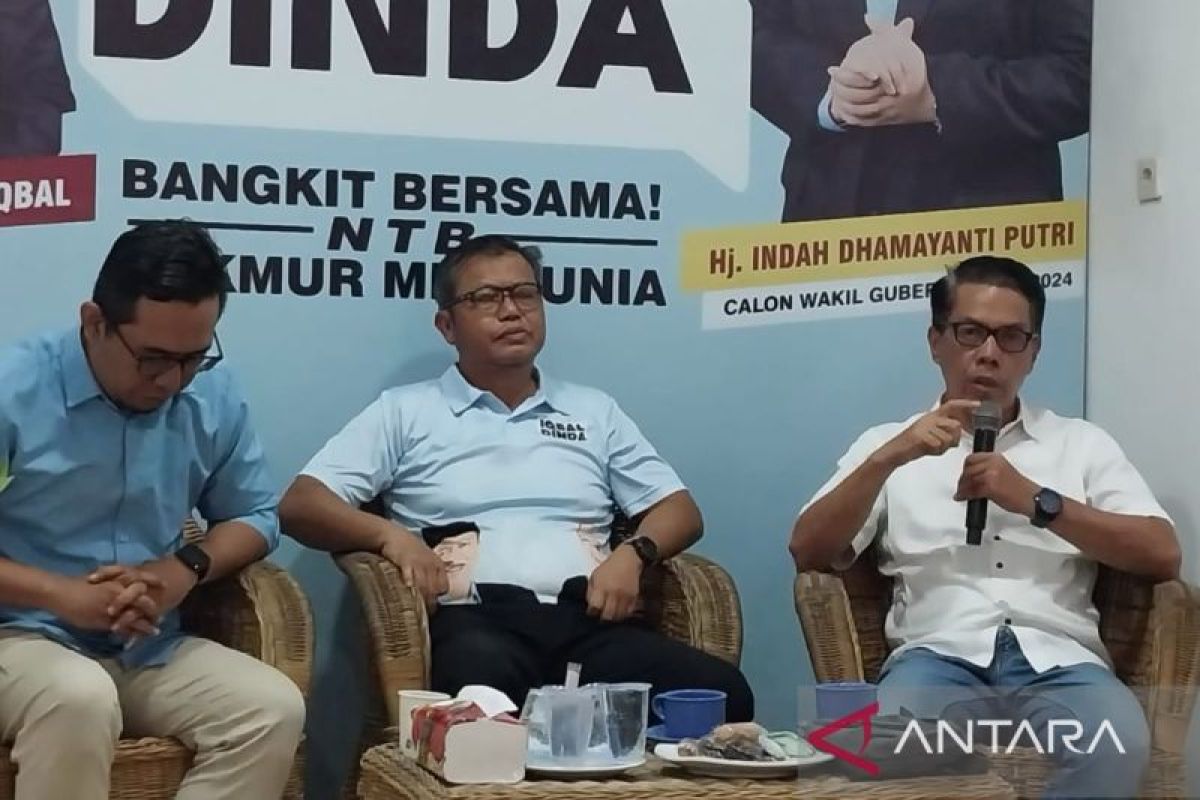 Iqbal-Dinda janjikan dana hibah untuk desa di NTB senilai Rp500 juta