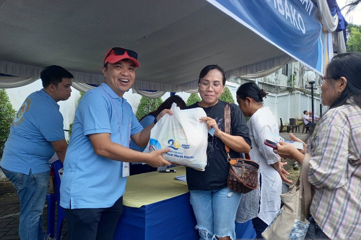 Bank Mandiri Manado gelar  pasar murah bantu keluarga prasejahtera