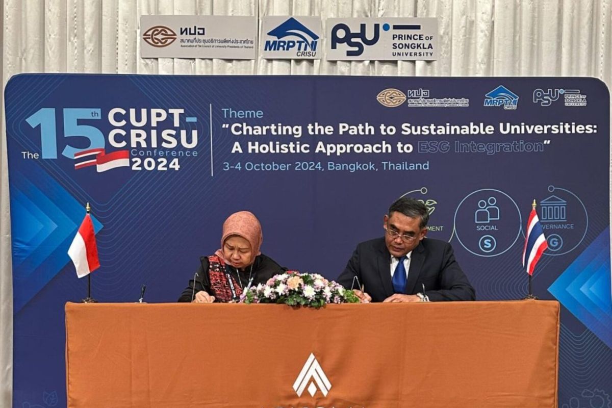 Rektor Unila hadiri The 15 CUPT-CRISU Conference 2024 di Bangkok