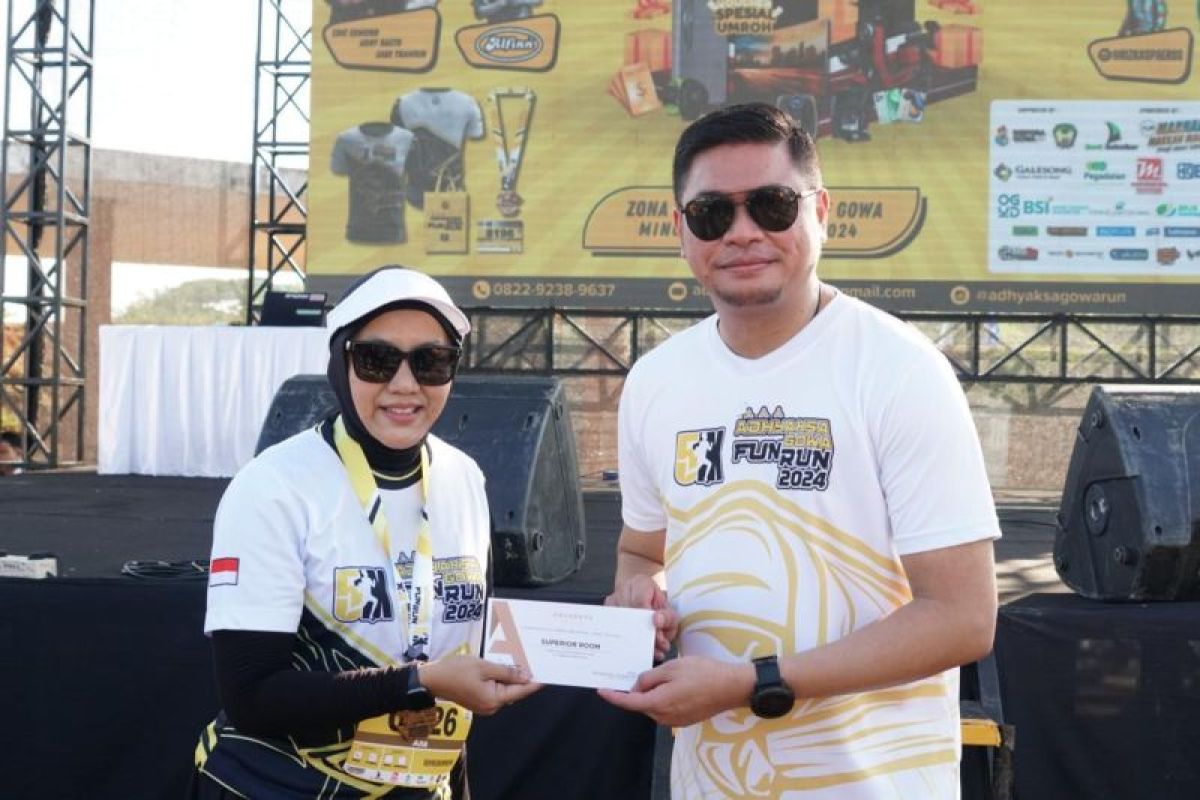 Bupati Gowa berharap Adhyaksa Fun Run menjadi agenda tahunan