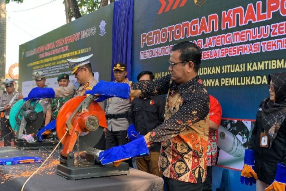 Polda Jateng bertekad wujudkan pilkada damai tanpa knalpot brong