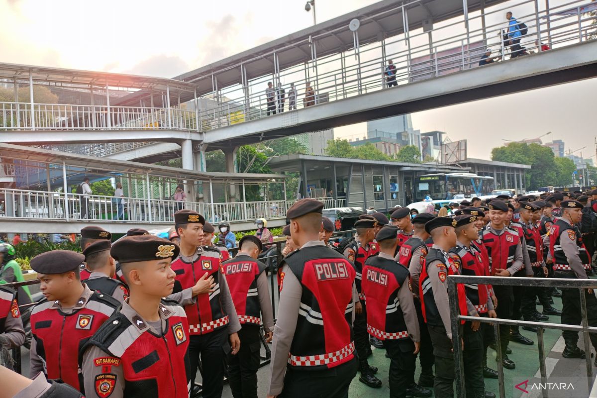 Polisi kerahkan 1.634 personel amankan debat pertama Pilkada