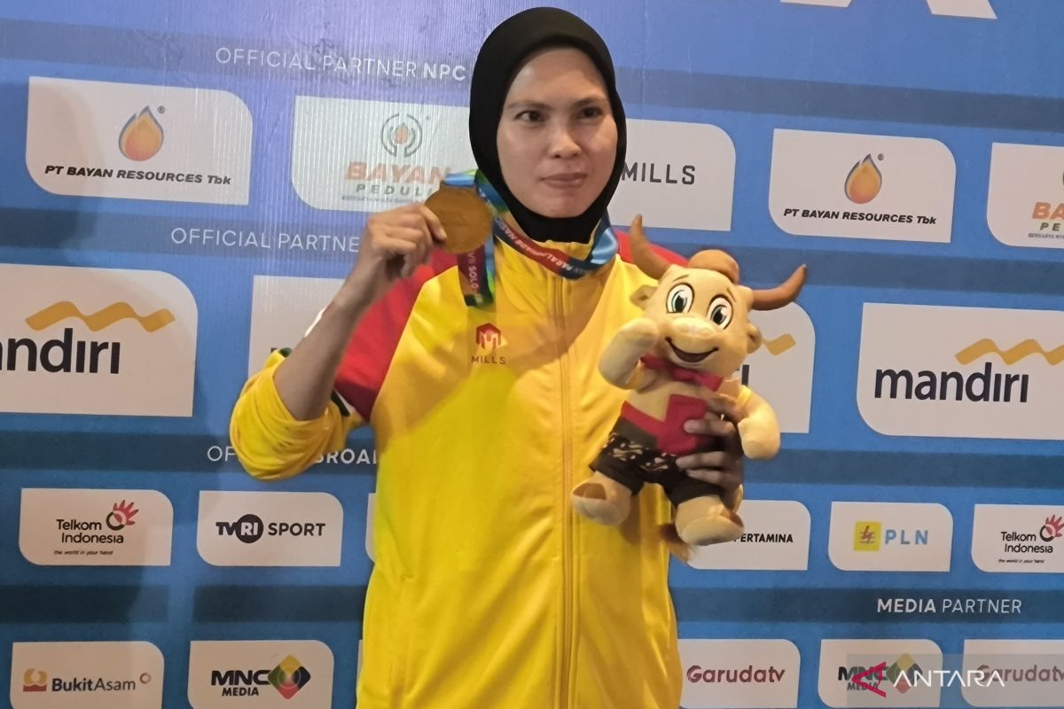 Amiyah persembahkan emas Peparnas 2024 untuk almarhum suami di Riau