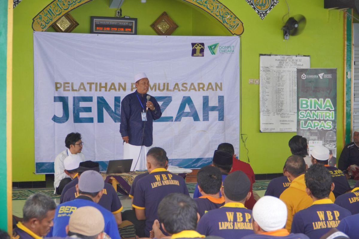 Dompet Dhuafa beri pelatihan pemulasaraan jenazah untuk warga binaan