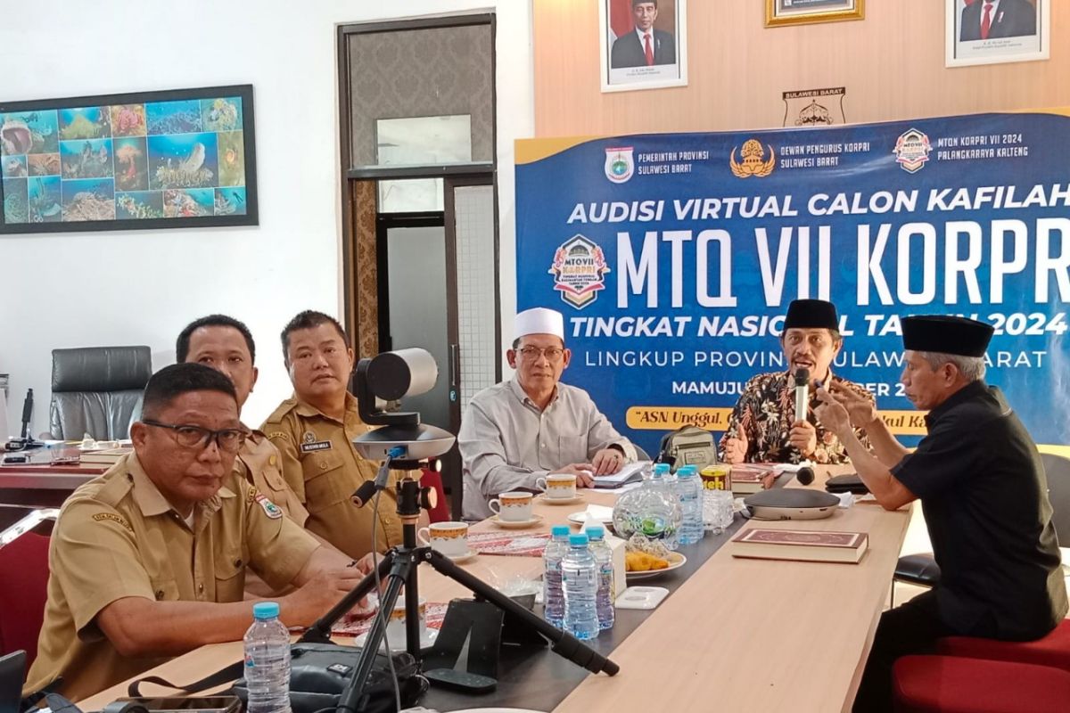 Sulbar mengikuti sembilan lomba MTQ Korpri ke-VII