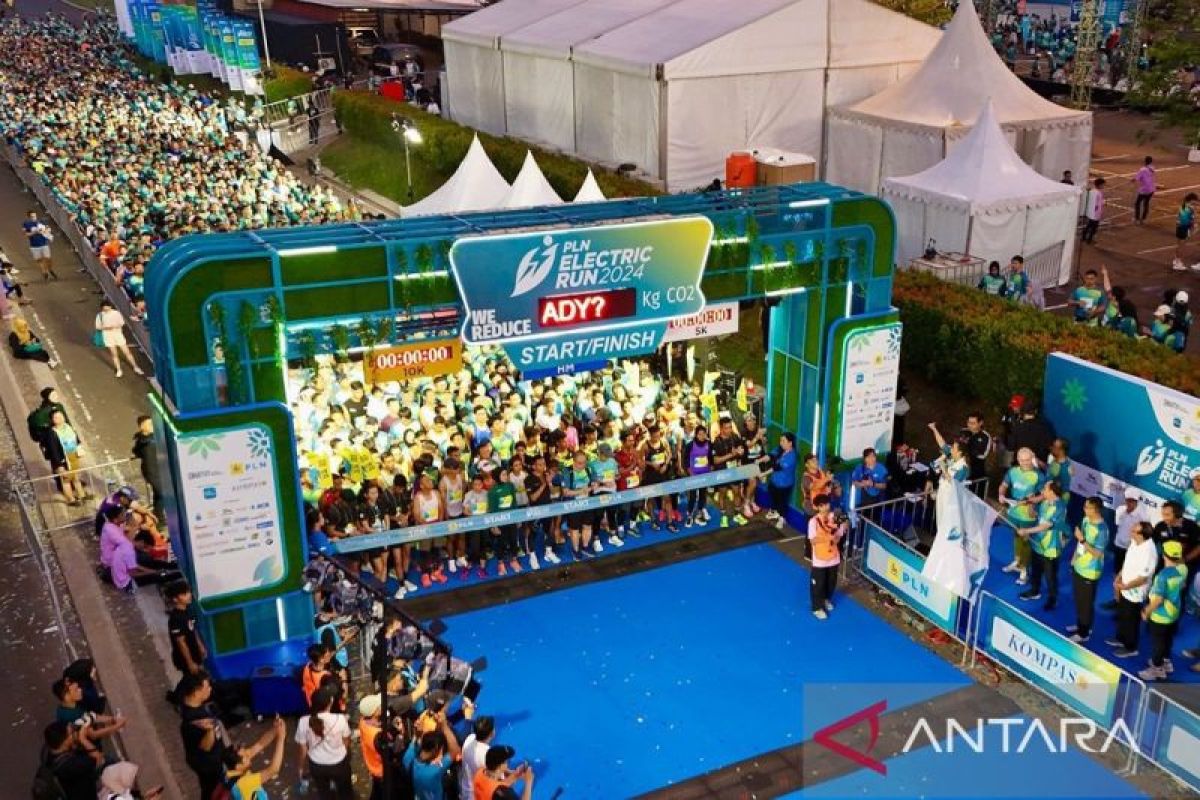 PLN sukses gelar PLN Electric Run 2024, ajak masyarakat kurangi emisi karbon