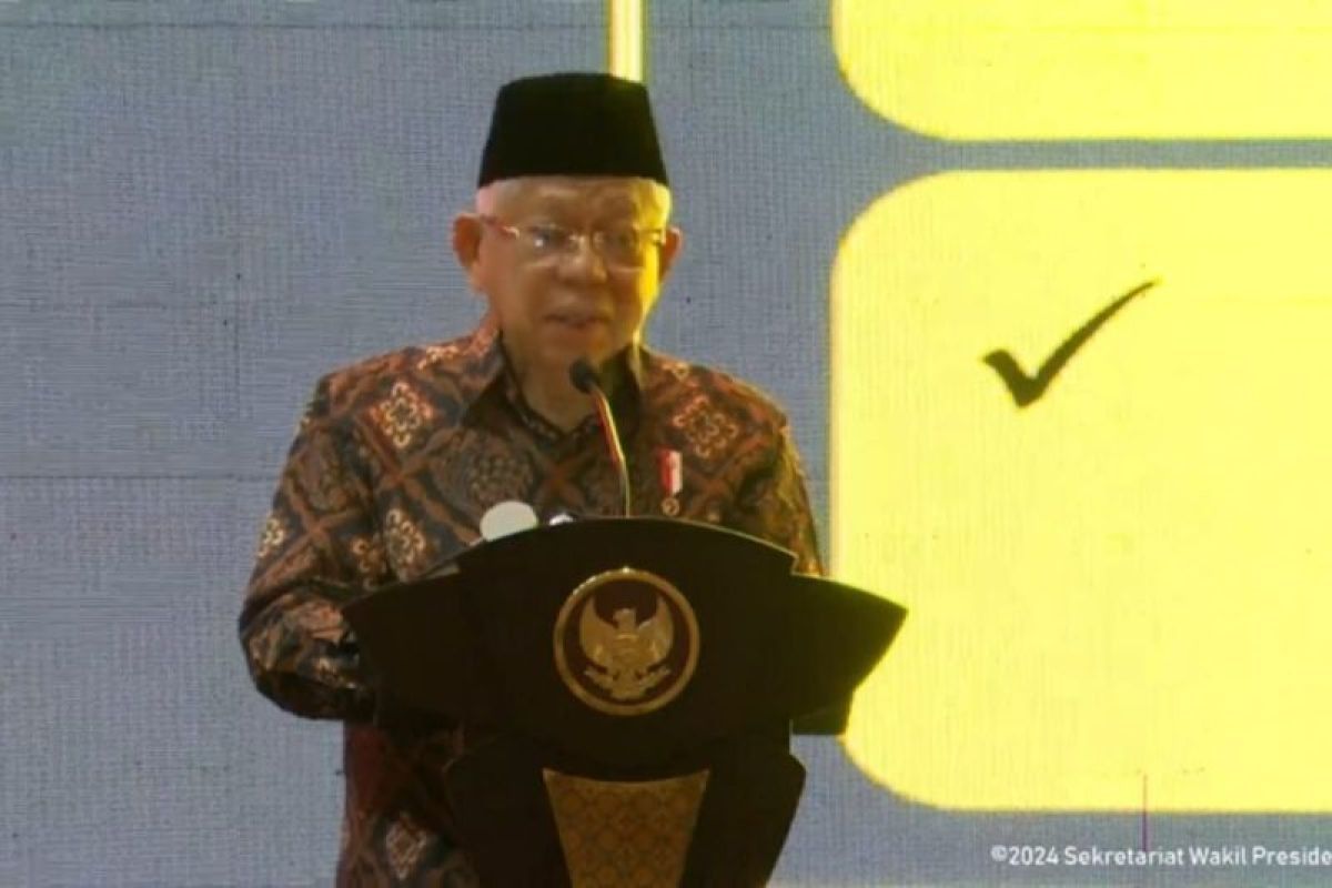 Wapres Ma'ruf Amin sebut Indonesia paling progresif dalam pencapaian target SDGs