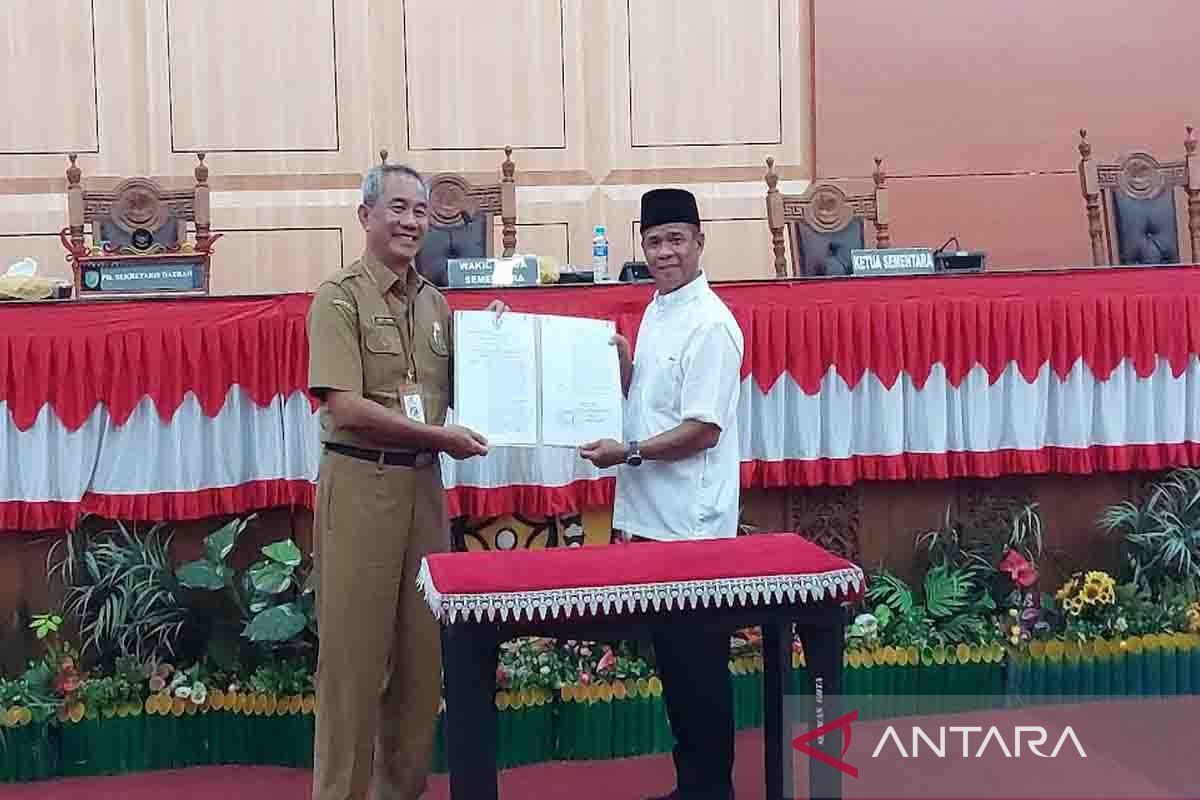 Subandi dan Nenie ditetapkan jadi pimpinan DPRD Palangka Raya periode 2024-2029