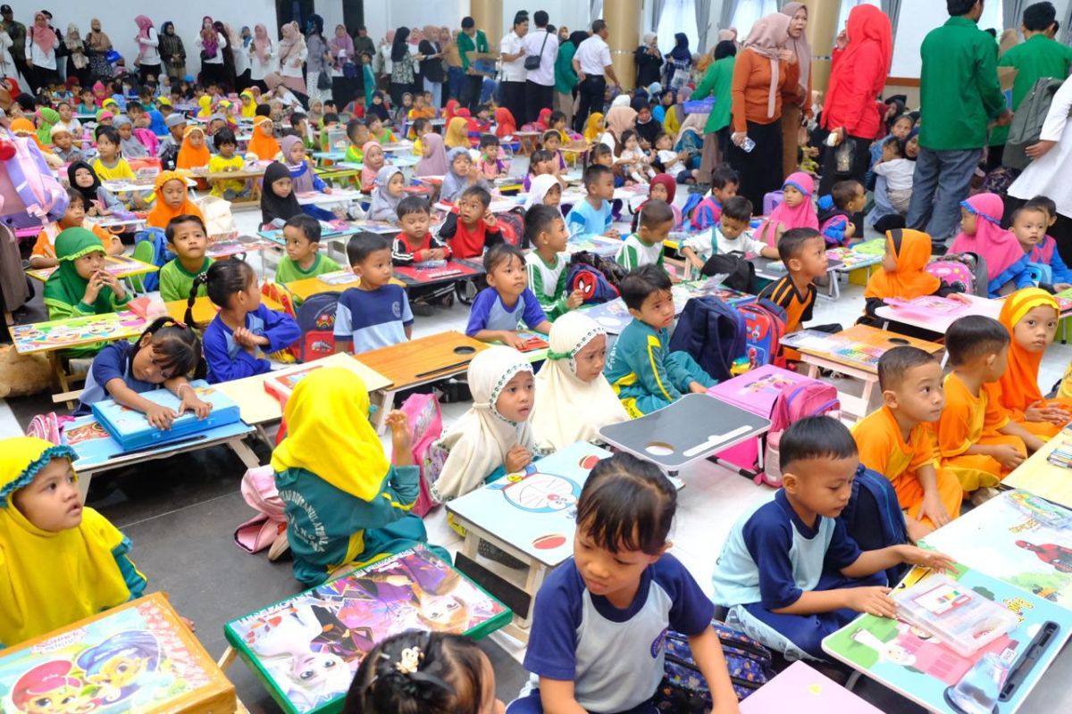 300 anak di Gowa mengikuti Gerakan Gemar Makan Telur