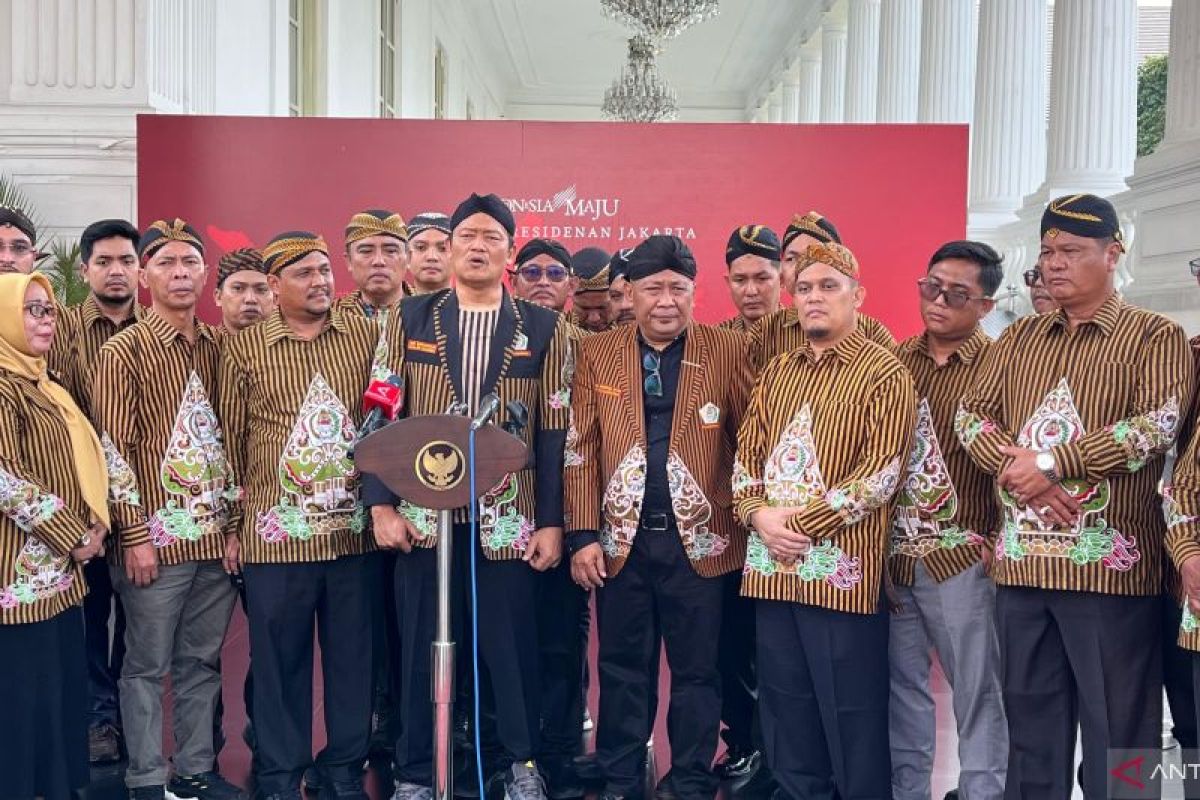 Presiden Jokowi terima ormas Pujakesuma di Istana Kepresidenan Jakarta