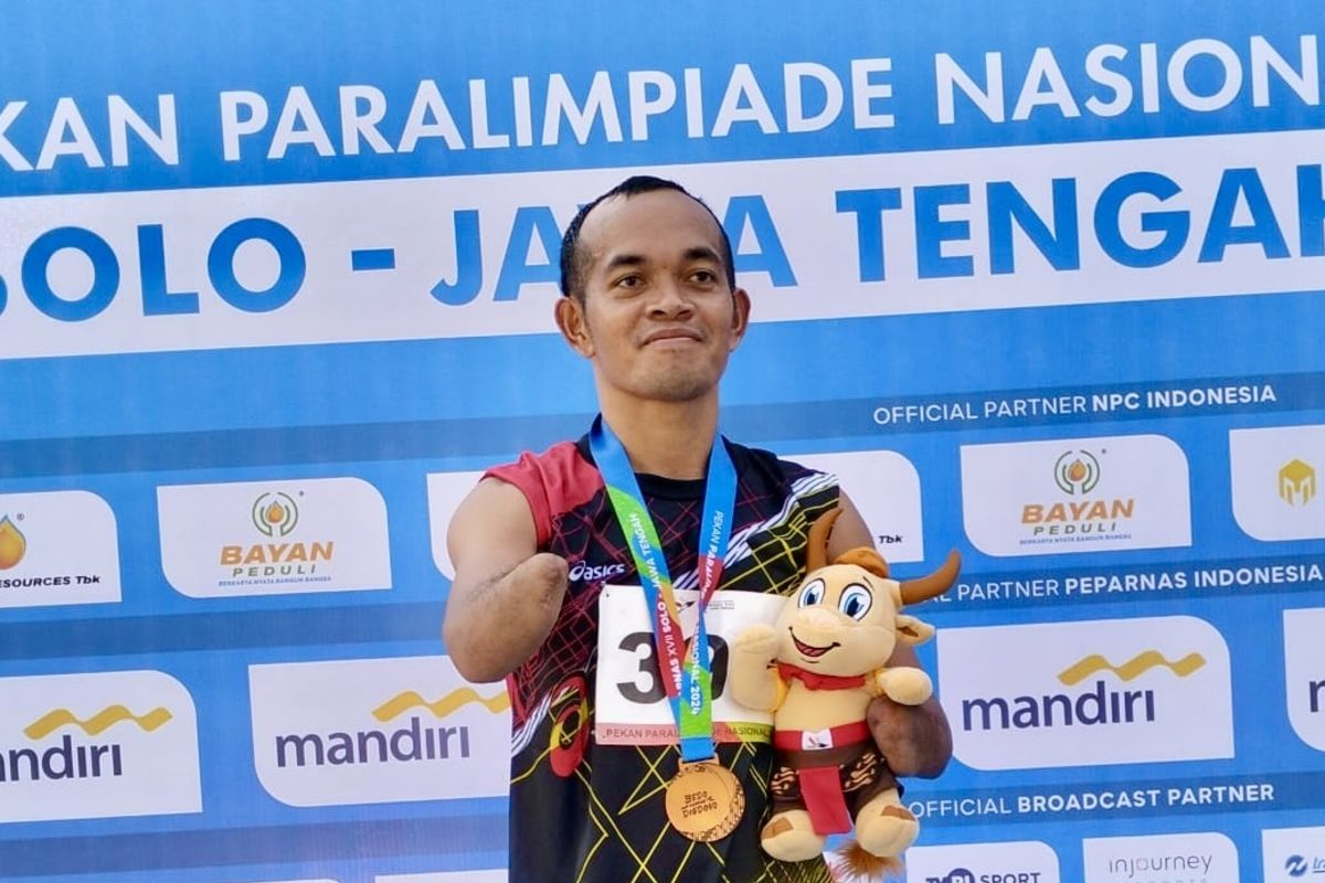 Sito raih medali perunggu kedua untuk Kepri dari para atletik