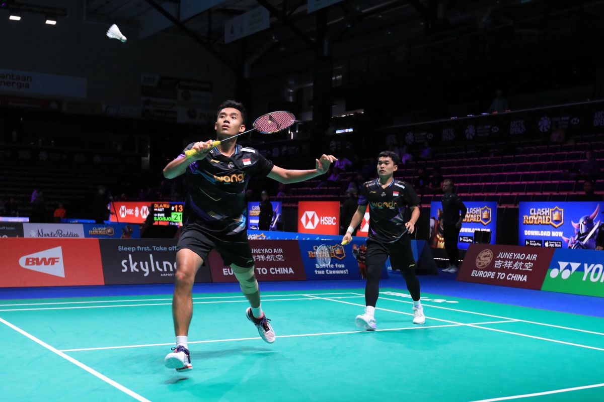 Leo/Bagas dan Ginting terhenti di babak pertama Artic Open