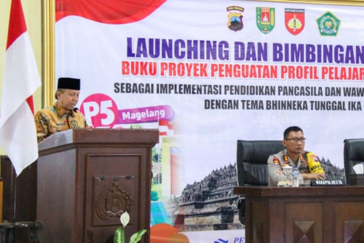 Buku P5 Magelang "Bhinneka Tunggal Ika" resmi  diluncurkan