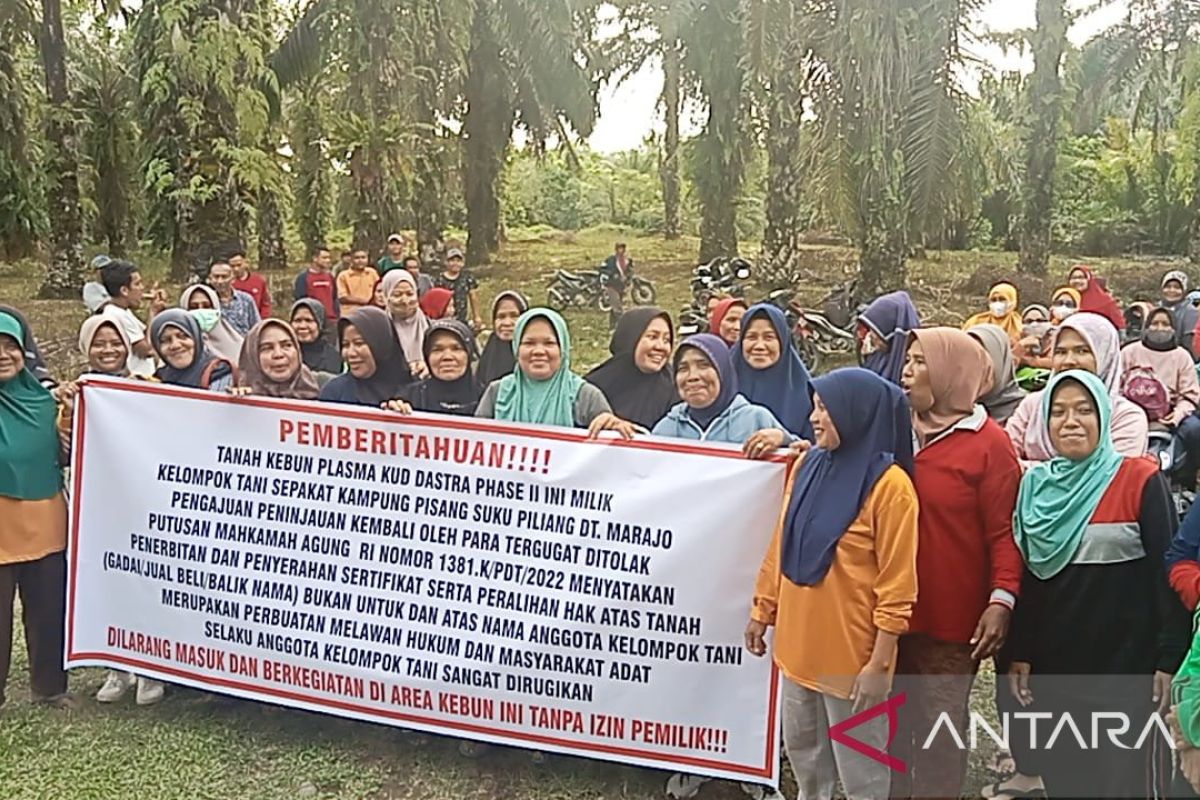 Poktan Sepakat Kampung Pisang Kinali tegaskan putusan pengadilan final dan mengikat, kuasa hukum Poktan Tani Alam Sati: eksekusi belum terlaksana