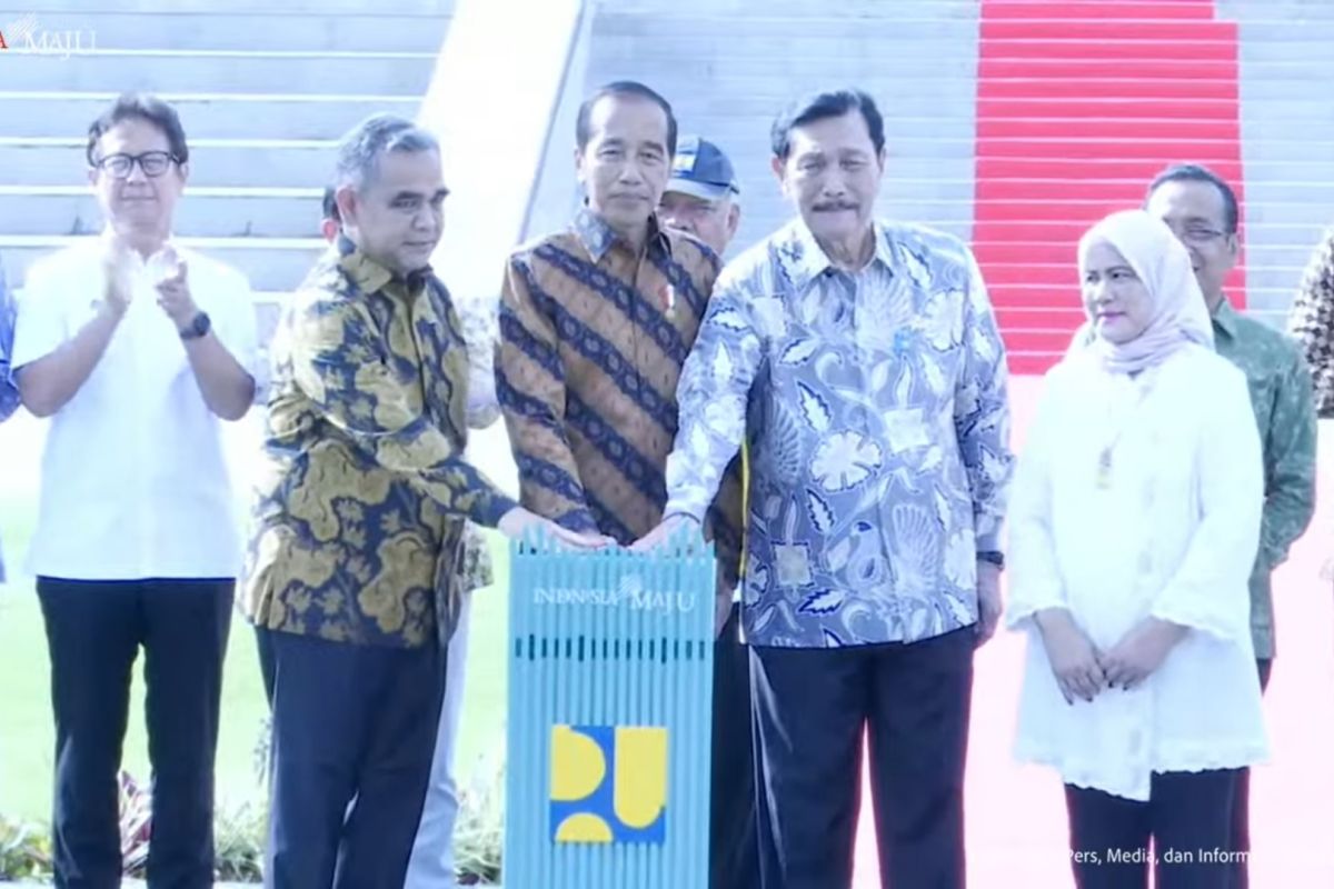 Jokowi resmikan Istana Negara IKN