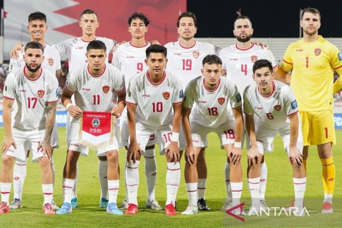 Timnas Indonesia akhiri laga melawan Bahrain dengan skor 2-2