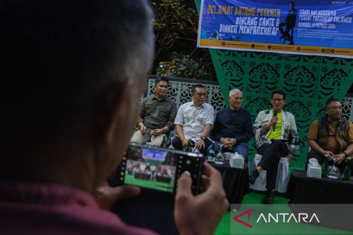 Menparekraf tampung aspirasi para pegiat parekraf di Sultra