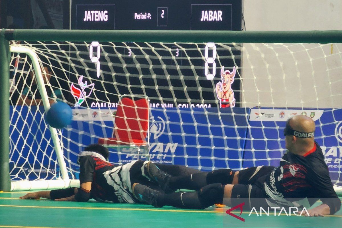 Tim putra Jateng berhasil sabet medali emas goalball