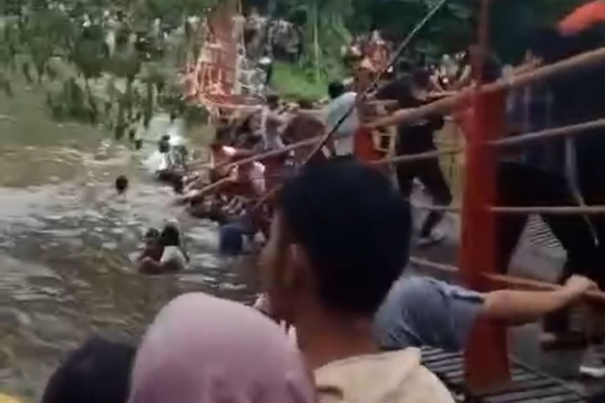 Tak ada korban jiwa atas putusnya jembatan Taman Cadika Medan