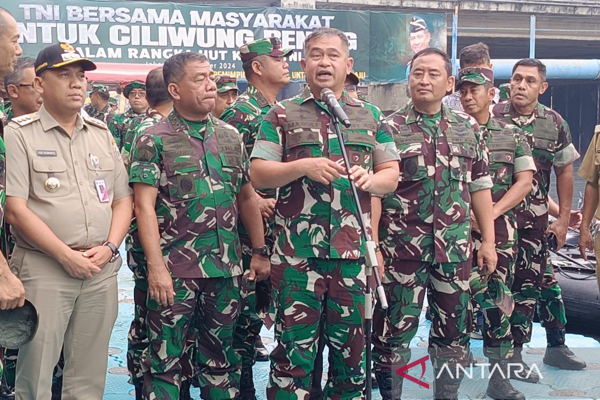 KSAD sebut TNI komitmen bantu bersihkan sampah di sungai dan danau