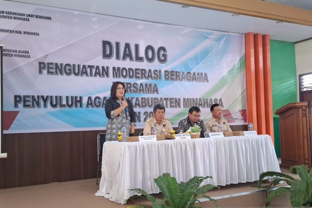 Kemenag-FKUB lakukan penguatan moderasi beragama di Minahasa