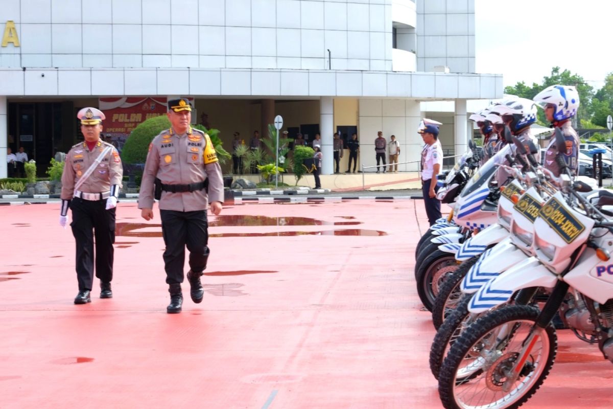 Irwasda Polda Kaltara Pimpin Apel Gelar Pasukan Operasi Zebra Kayan 2024