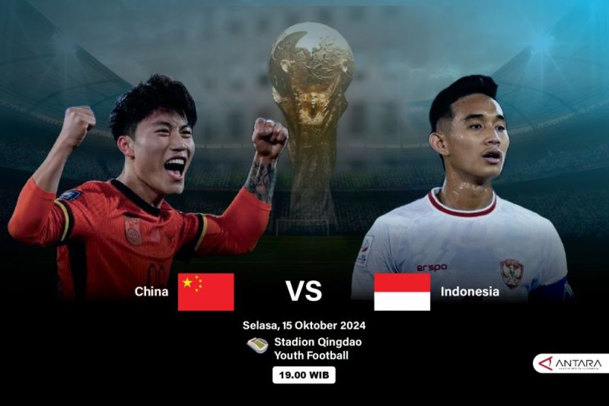 Siaran langsung timnas Indonesia vs China dapat disaksikan di sini malam ini