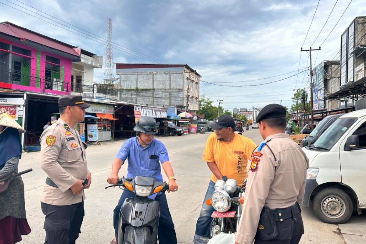 Operasi Zebra 2024, Satlantas Polres Inhil tindak pelanggar lalu lintas