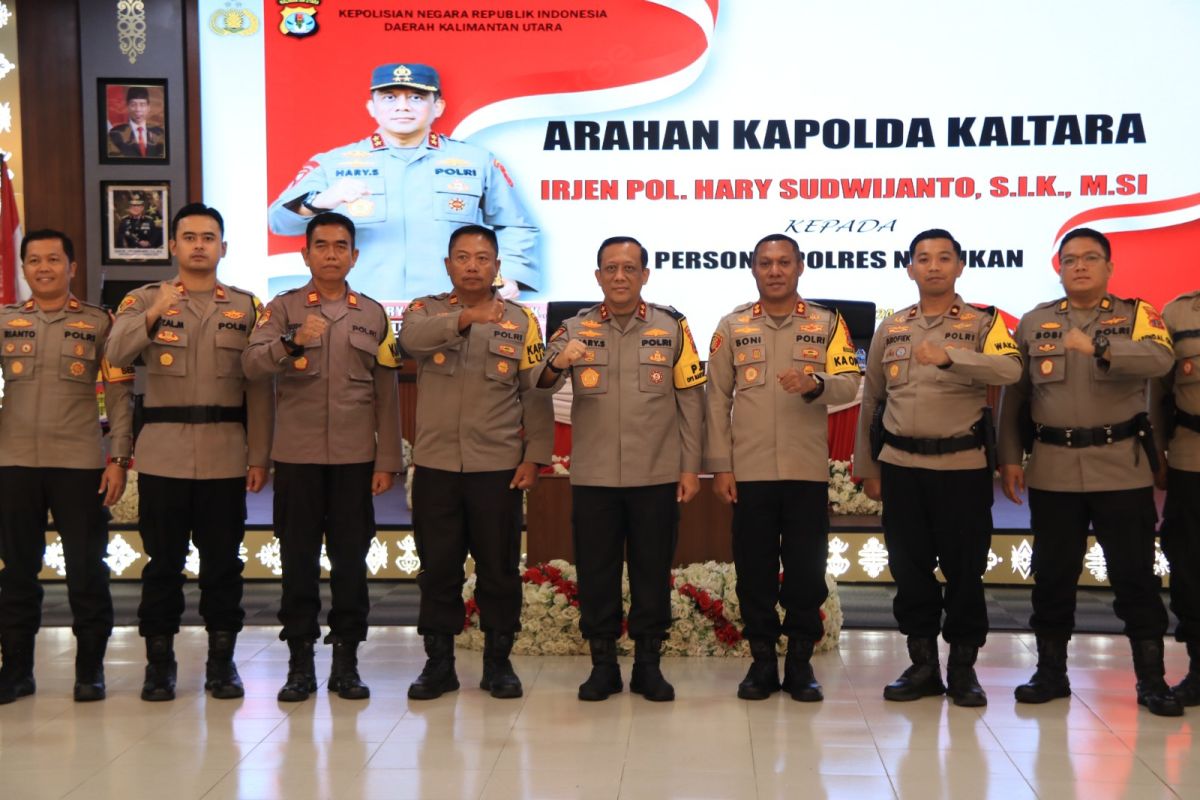 Ini Arahan Kapolda Kaltara Kepada Personel Polres Nunukan