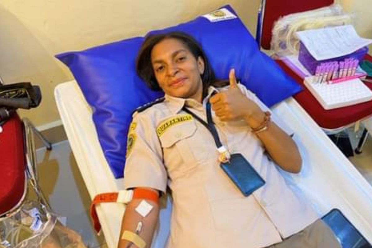 Karantina Papua Tengah menggelar donor darah sambut HUT ke-147