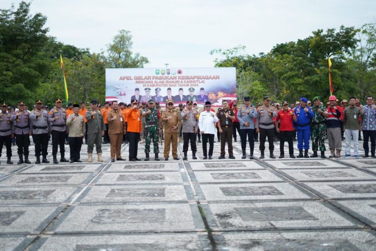 Pemkab Siak gelar apel kesiapsiagaan antisipasi bencana alam banjir dan karhutla