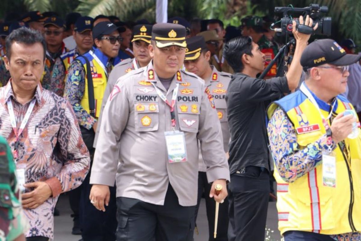 Kapolres Simalungun hadiri peresmian tol Lima Puluh - Kisaran