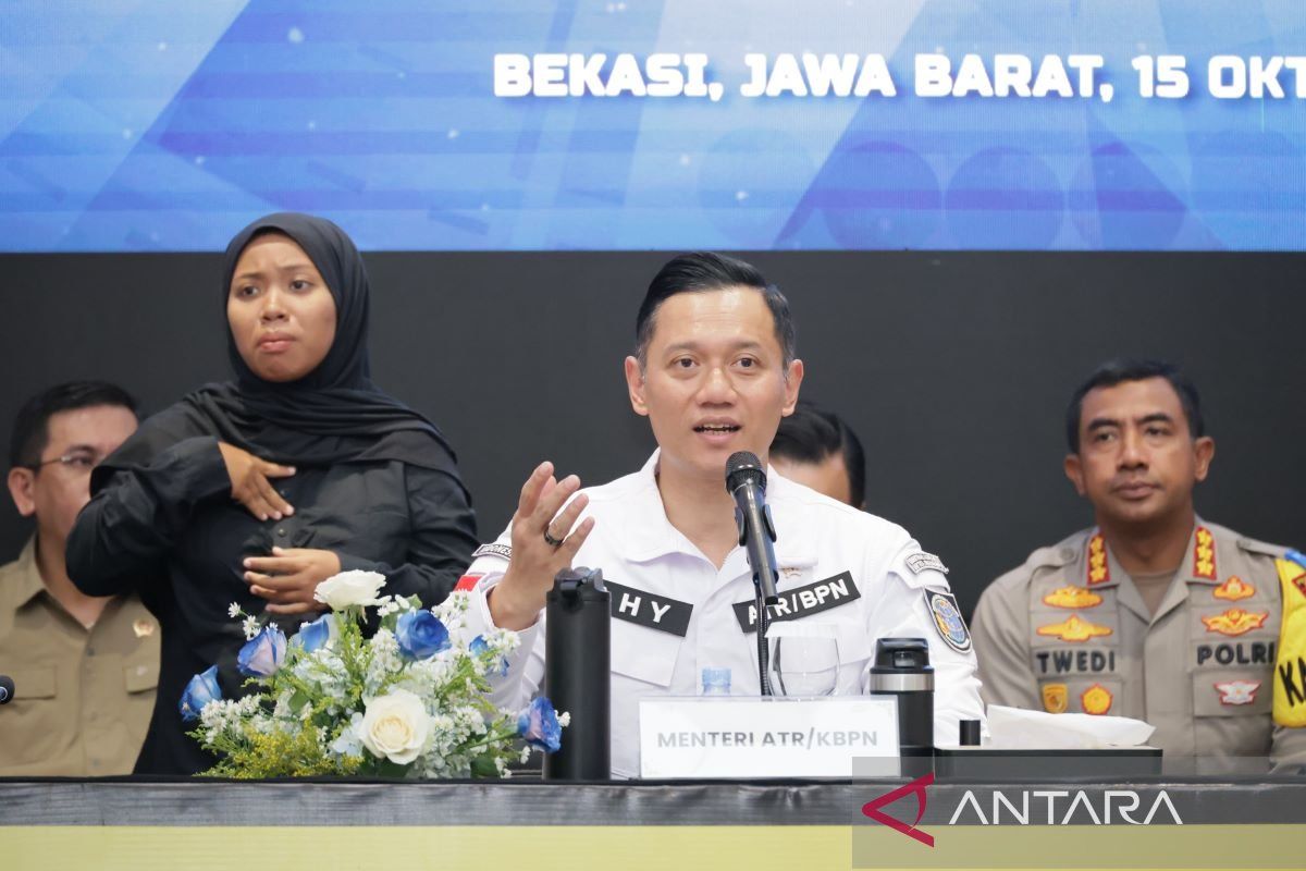 AHY harap Kementerian ATR/BPN lanjutkan kerja keras di pertanahan