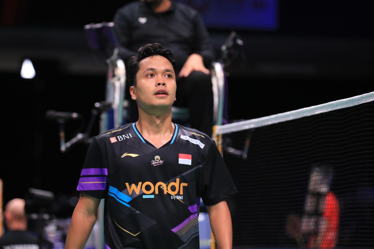 Denmark Open 2024-Ginting terhenti di babak pertama