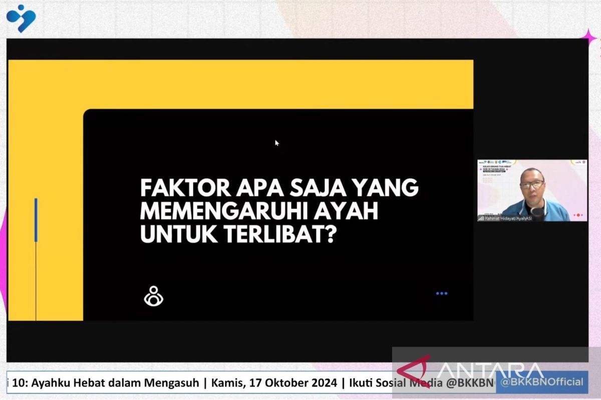 Komunitas Ayah ASI: Anak dengan ayah suportif punya emosi lebih stabil