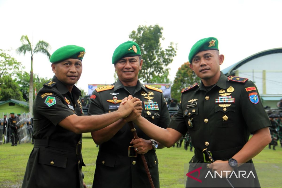 Pangdam XII/Tanjungpura pimpin sertijab Danyonif Mekanis 643/Wanara Sakti