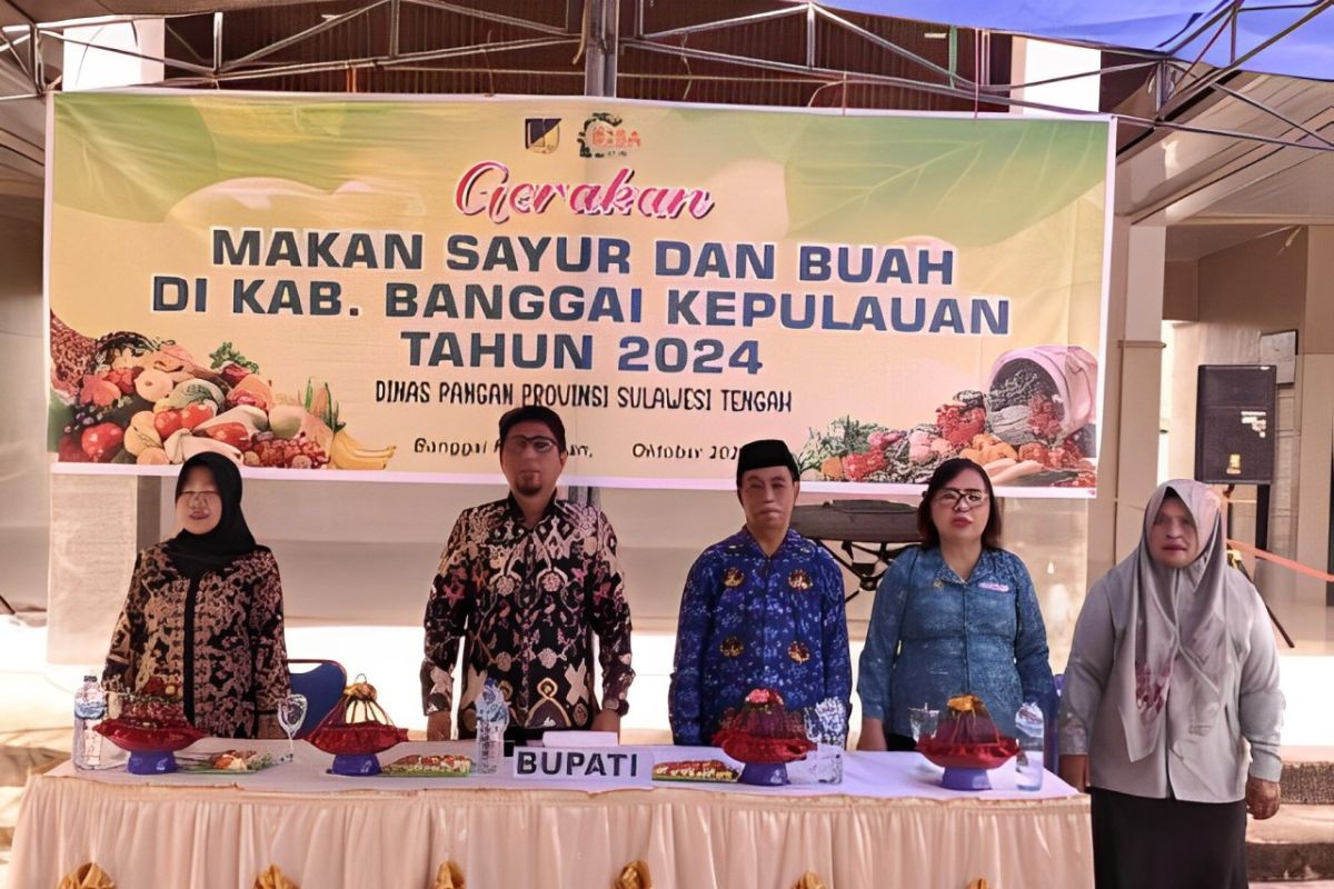 Pemkab Bangkep galakkan gerakan makan sayur dan buah