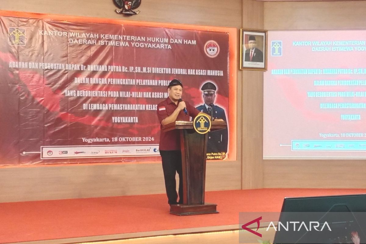 Lapas Wirogunan dijadikan "role model" pelayanan berbasis HAM