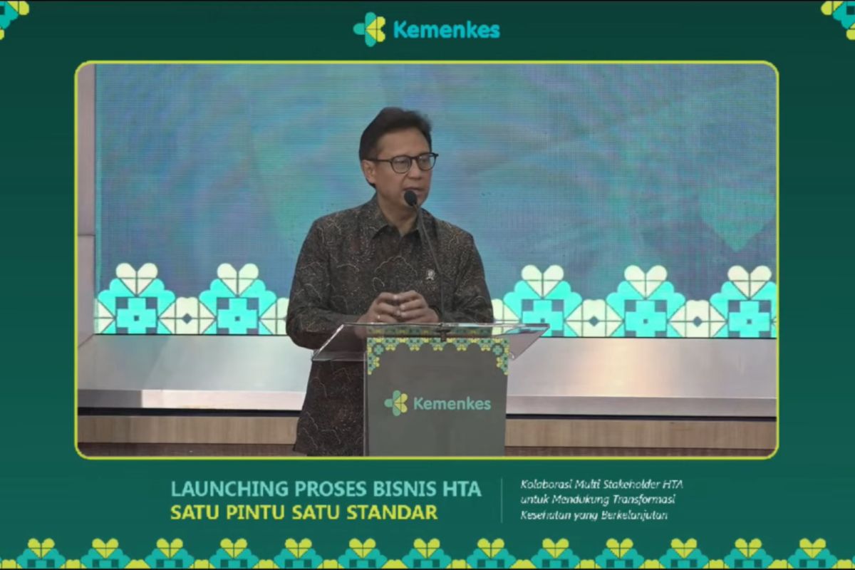 Kemenkes meluncurkan Proses Bisnis HTA Satu Pintu Satu Standar