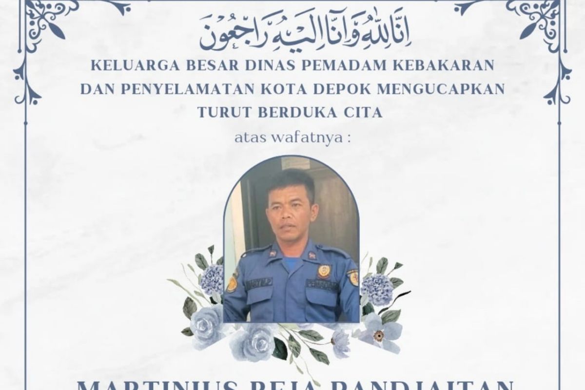 Petugas Damkar Depok meninggal dalam bertugas