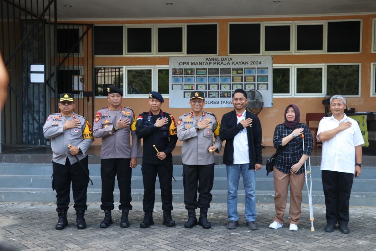 Kapolda Kaltara Tinjau Gudang Logistik Pemilu di Tarakan dan Bulungan