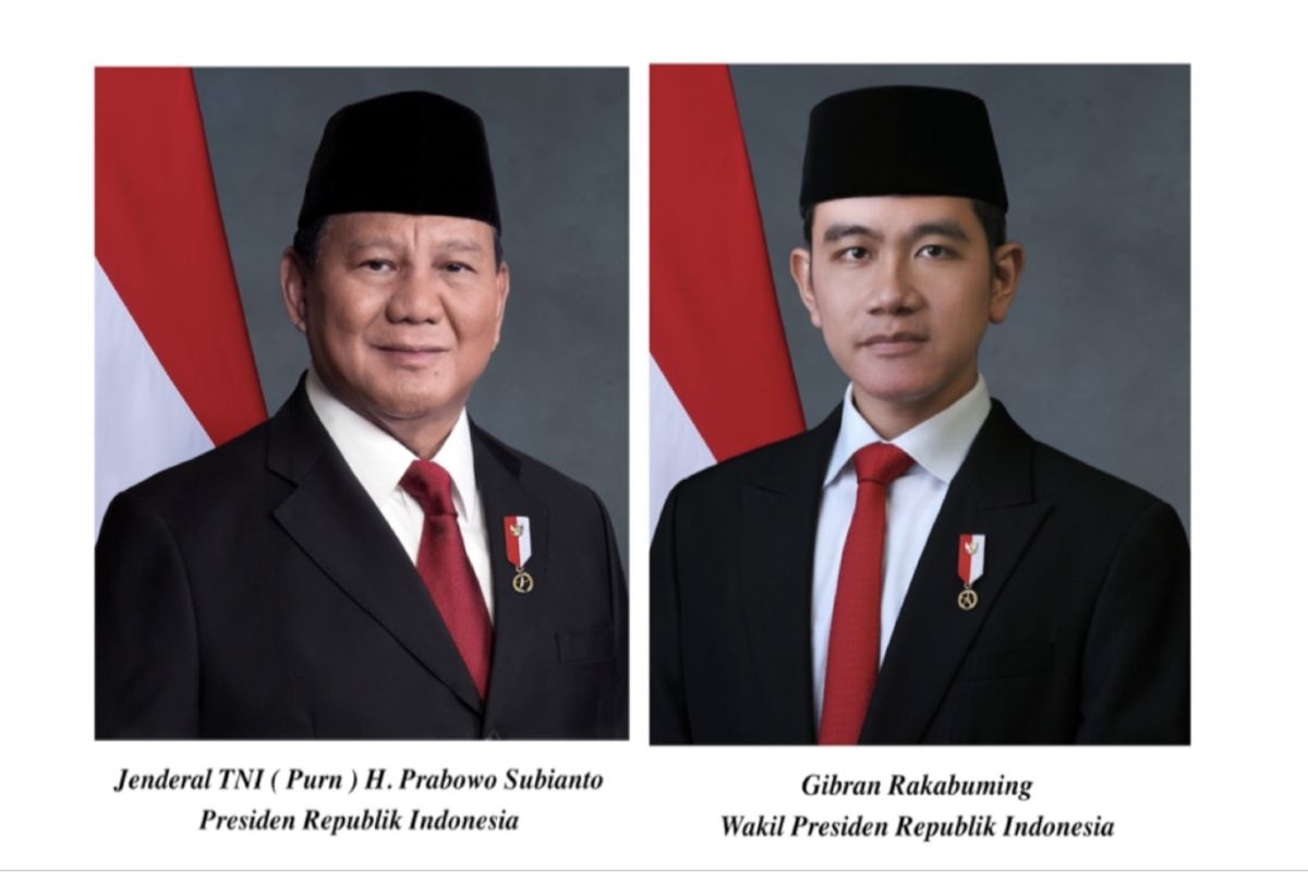 Link unduh foto resmi Presiden dan Wapres 2024-2029