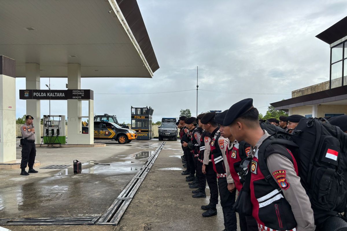 Polda Kaltara Kerahkan Pasukan Dalmas ke Polres  Pilkada Serentak