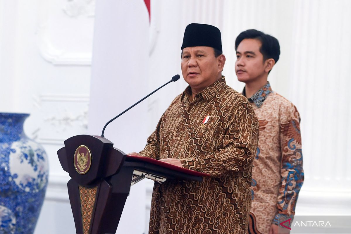 Prabowo umumkan nama kabinetnya adalah Kabinet Merah Putih