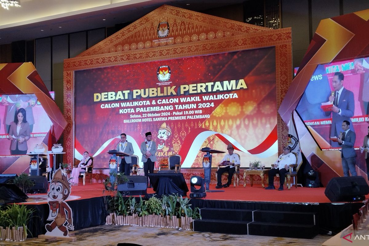 Debat publik, 3 calon  Wali Kota Palembang tawarkan berbagai  solusi