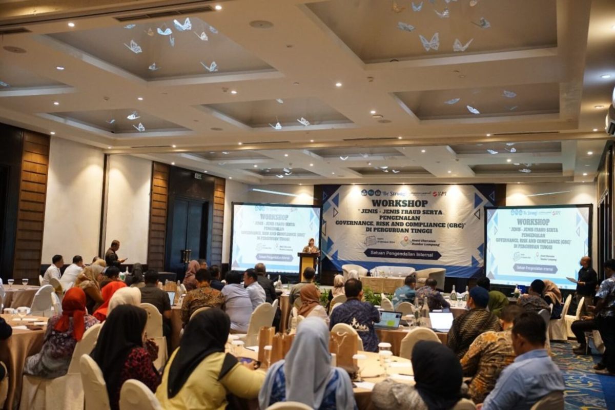 SPI Unila selenggarakan workshop pengenalan jenis fraud dan GRC