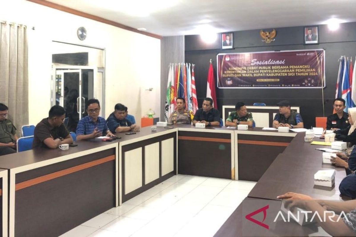 KPU Sigi fasilitasi nobar debat publik di setiap kecamatan