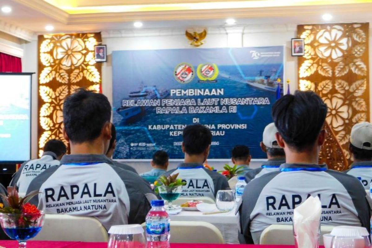 Bakamla RI bina relawan penjaga laut Nusantara di Natuna