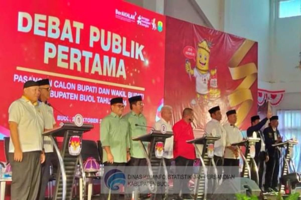 KPU Buol: debat publik sebagai sarana kampanye paslon