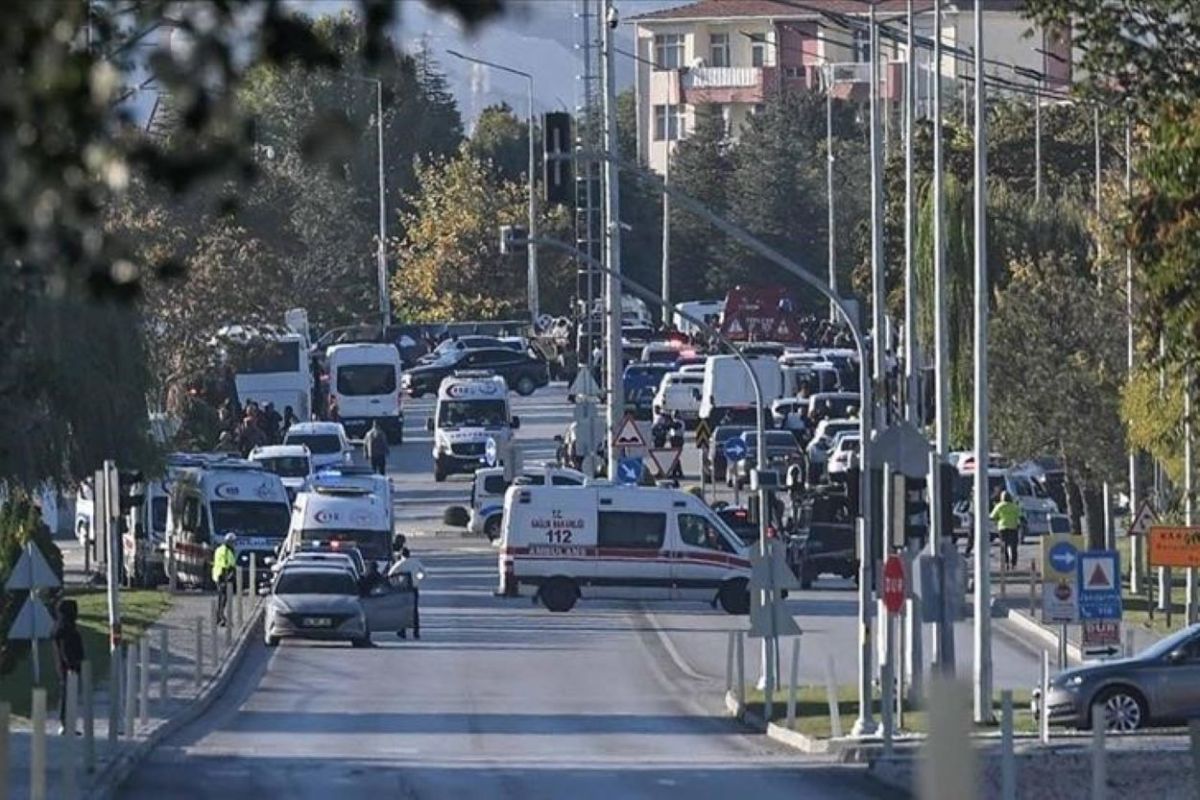 Sekelompok teroris serang fasilitas perusahaan dirgantara Turki di Ankara